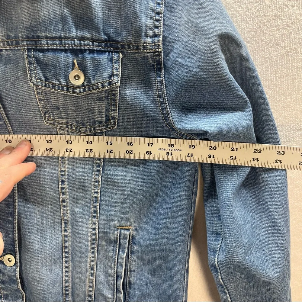 Children’s‎ Place Denim Jean Jacket Girls Youth XL (14) Blue Cute Coat 2926